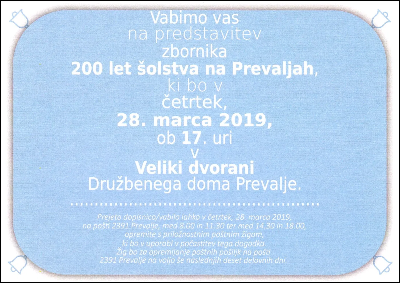 200 LET ŠOLSTVA NA PREVALJAH